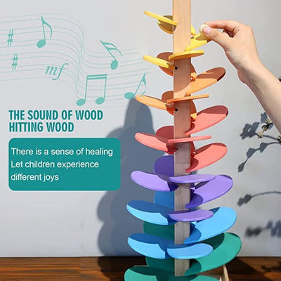 Rainbow Music Swing Wooden Toy