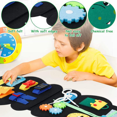 Montessori Dino Busy Board