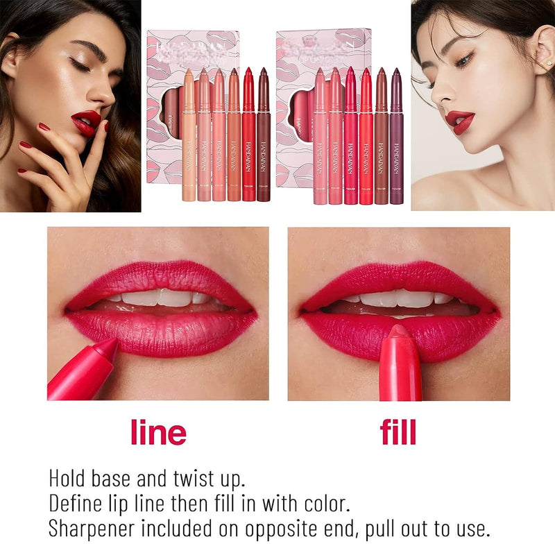 12 Colors Sharpenable Matte Lipstick