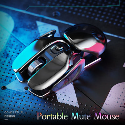 Wireless Ergonomics Metal Mouse