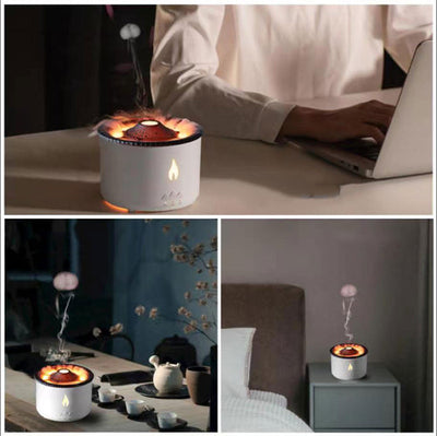 Volcano Aromatherapy Flame Humidifier