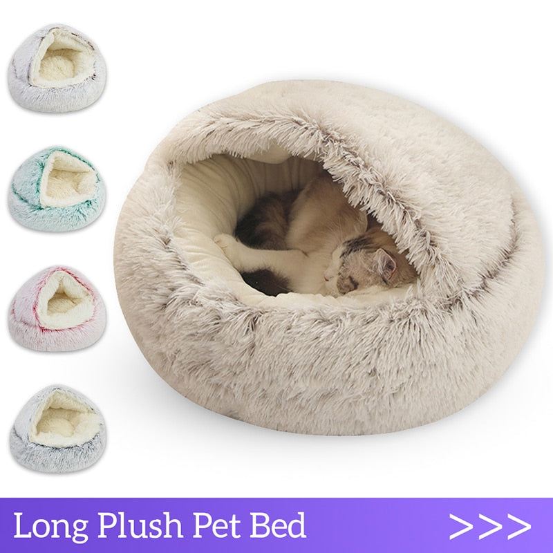 Long Plush Pet Bed